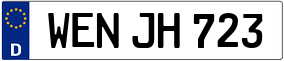 Truck License Plate